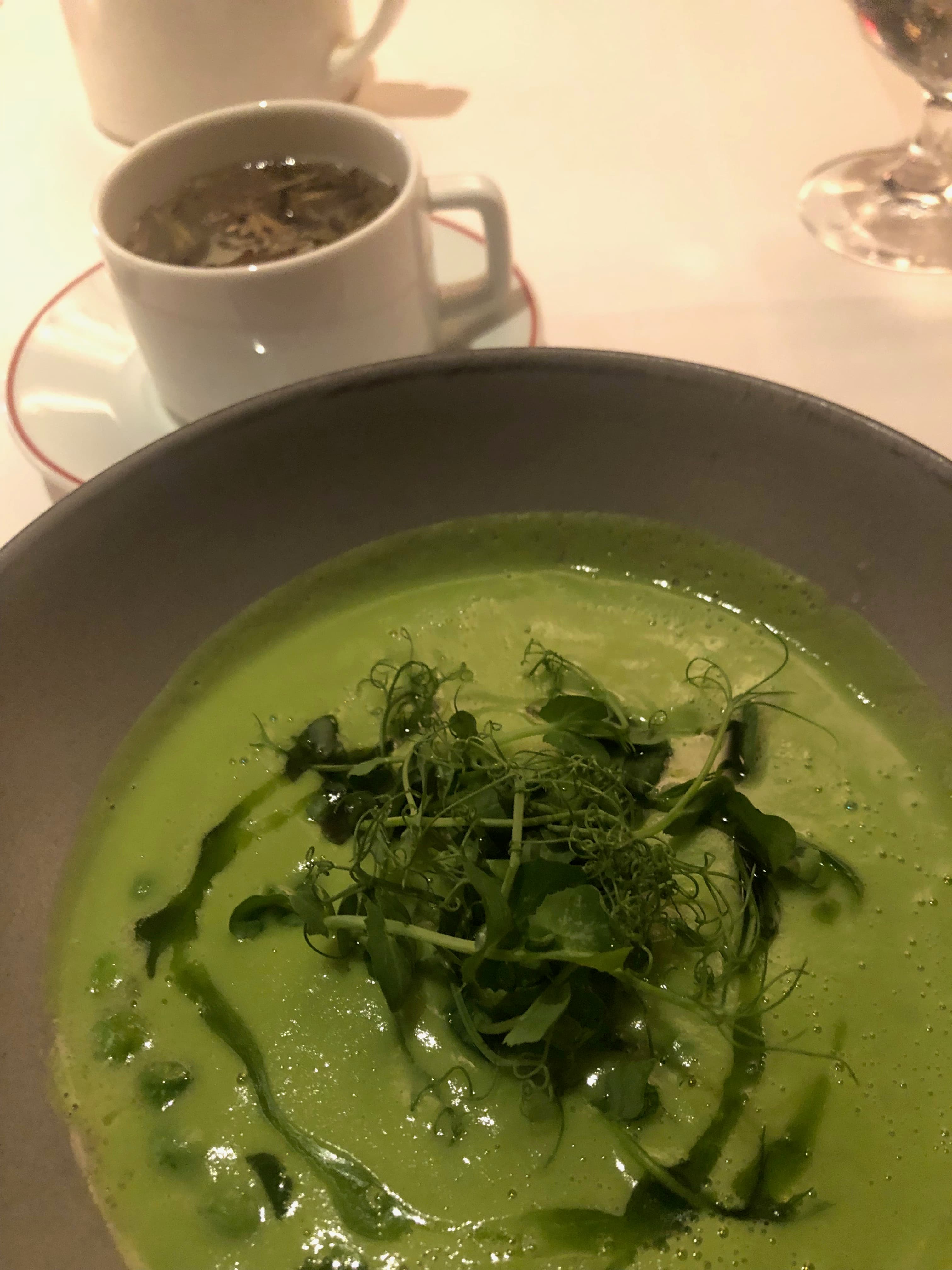 Café Boulud 鴨胸與陳年茶搭配